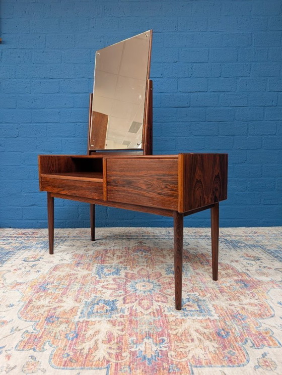 Image 1 of Vintage kaptafel met kruk, Melvin Mikkelsen Møbler, Denemarken, jaren 60