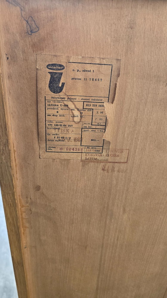 Image 1 of Buffet de Jiri Jiroutek pour Interior Prague, 1960