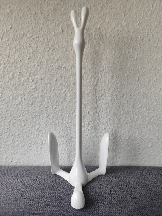 Image 1 of 🤍 Koziol ROGER Kitchen Roll Holder – Cotton White | Made in Germany