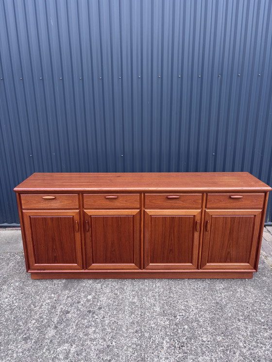 Image 1 of Buffet bas vintage dressoir teck