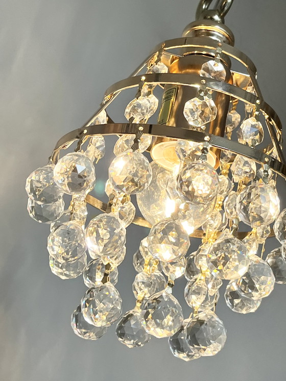 Image 1 of Set di 2 lampade a sospensione in cristallo Swarovski