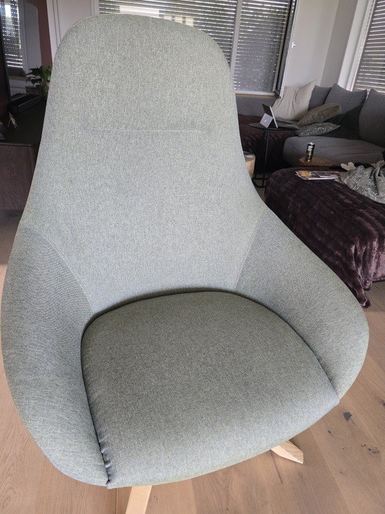 2x The Next Lounge High Rotatable di Andreu World – Poltrone, Textile, Wood (photo 4 of 10)