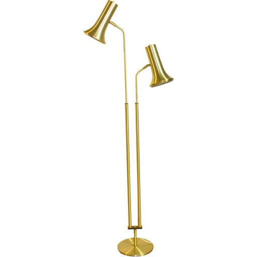 Vintage verstelbare vloerlamp, Denemarken 1970