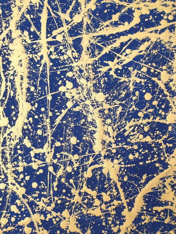 Jürgen Angeler - Golden Star Constellation – Peintures et dessins, Toile (photo 8 of 14)