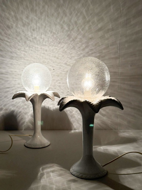 Image 1 of 2er Set/Tischlampen/Tischleuchten im Stile von Michael Anderson, Hollywood Regency, 1970er Jahre