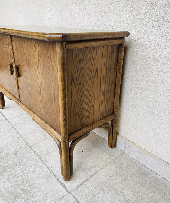 Image 1 of Credenza vintage in frassino e bambù