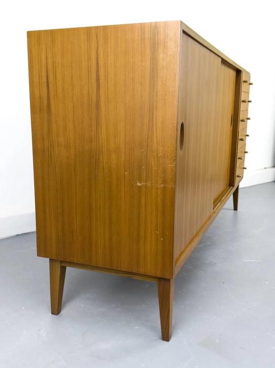 Credenza Mid-Century in Noce di Georg Satink per WK Möbel, anni '50 – Credenze, Ottone, Design (photo 14 of 21)