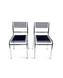 2x chaise de salle à manger 'Sandows', René Herbst '70