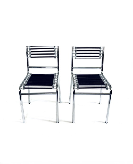Image 1 of 2x 'Sandows' dining chair, René Herbst '70