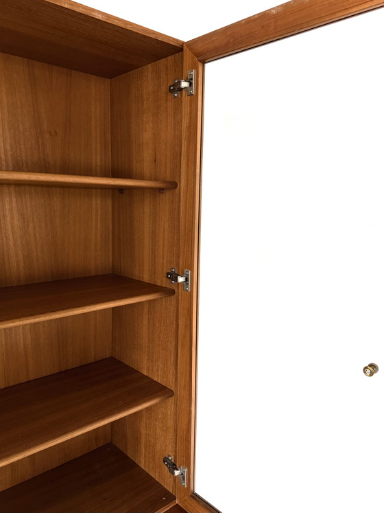 Image 1 of Vintage teak display case 'FA66', IB Kofod Larsen, Faarup Møbelfabrik '60