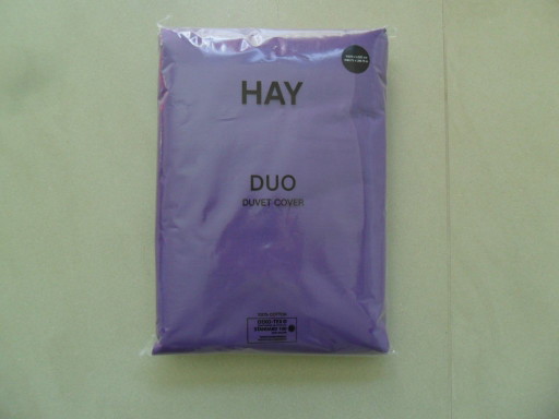 Housse de couette Hay Duo violette 220x220 cm