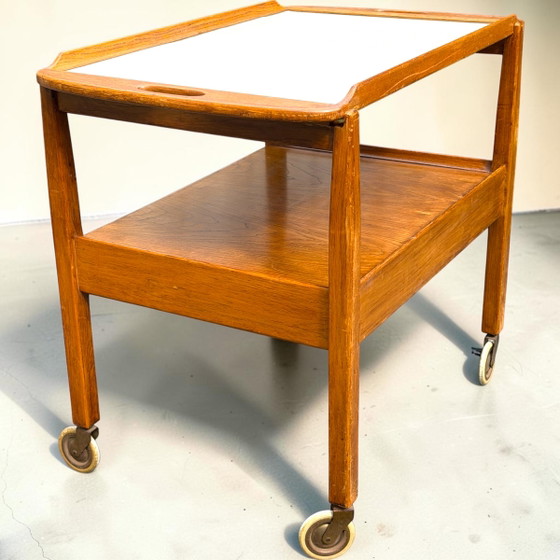 Tingströms 'Julius' Eichen Servierwagen (1960er Jahre) – Tingstrom, Wood (photo 10 of 13)