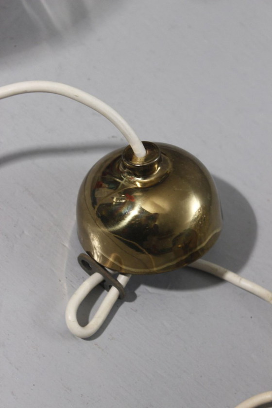 Image 1 of Suspension lustre en verre Bubble style Helena Tynell Limburg design 1960s