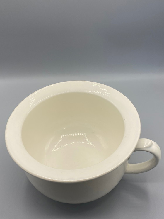 Vaso da notte in terracotta bianca – Digoin & Sarreguemines – Bianco semplice – Oggetti decorativi (photo 3 of 6)