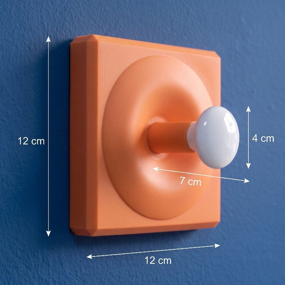Space Age Illuminated Modular Wall Panel Pocket Panel Coat Rack System Vintage Retro West Germany (photo 15 of 16)