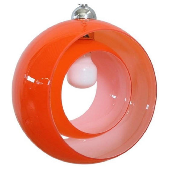 Image 1 of Pendant Lamp in Murano Glass by Carlo Nason for Mazzega, 1960s