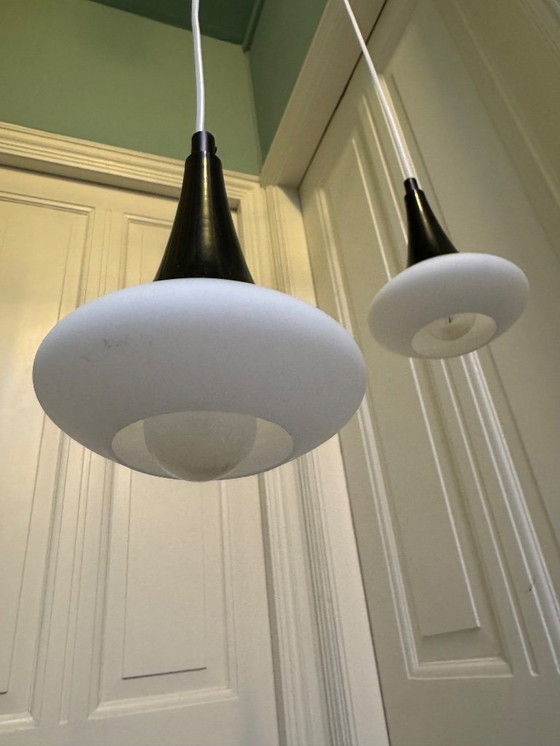 Image 1 of Lampada a sospensione a cascata vintage, anni '60.