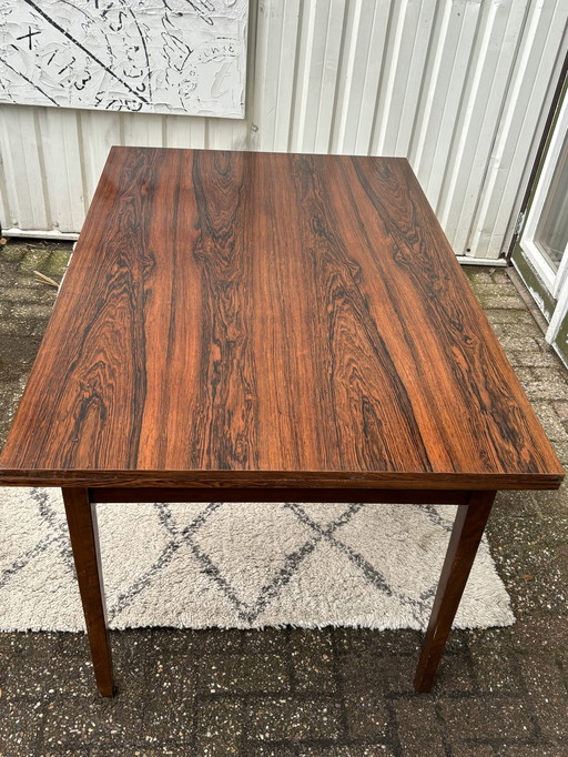 Vintage Deens design palisander houten eettafel