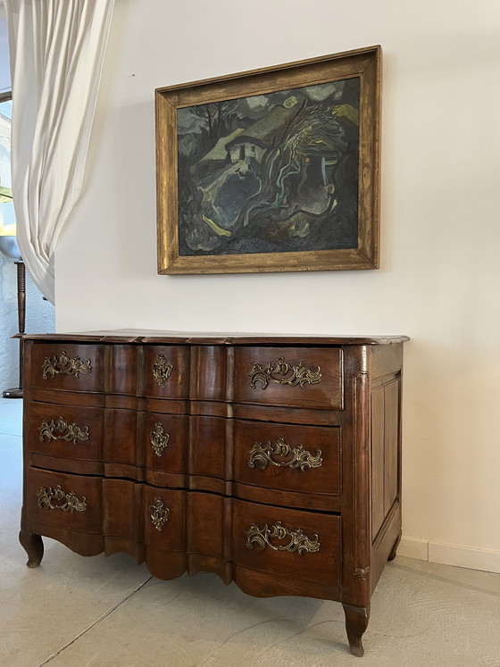 Image 1 of Commode arbalète XVIII ème 