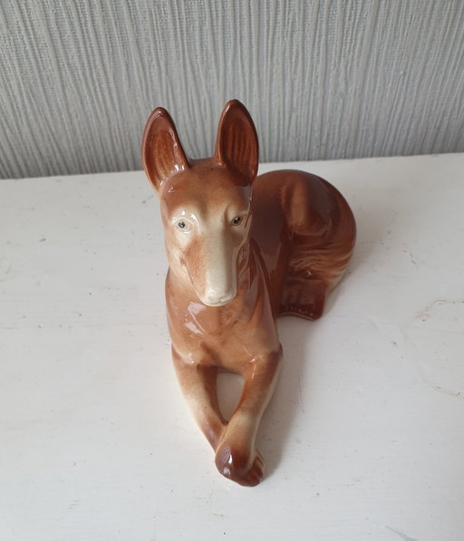 Vintage Saint-Clément shepherd dog model 862
