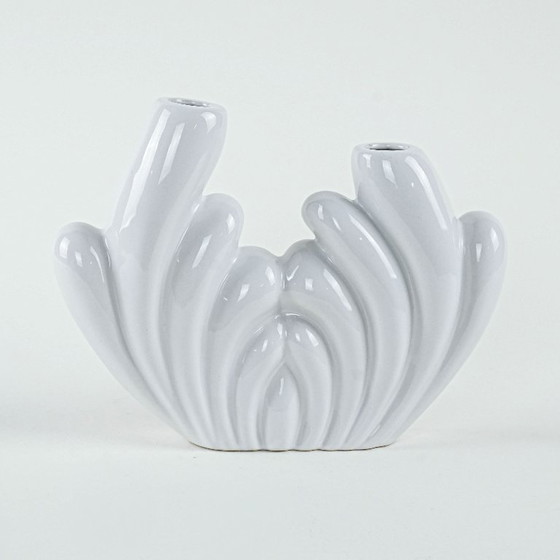 Image 1 of Ceramic vase, art deco, 1980s, production: Italy