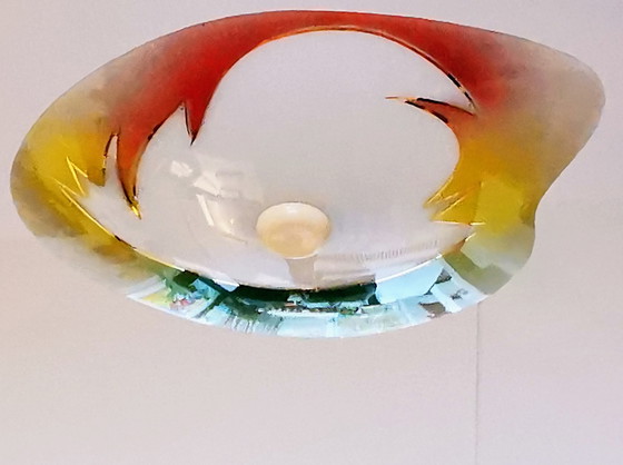 Image 1 of Lampada da soffitto, anni '60, vetro