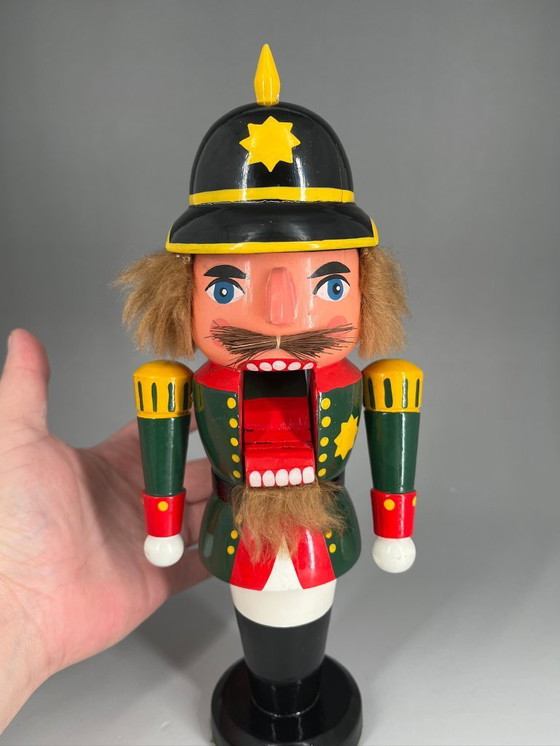 Image 1 of Schiaccianoci in legno vintage – 25 cm – Decorazione natalizia / Articolo da collezione / Stile retrò per le feste