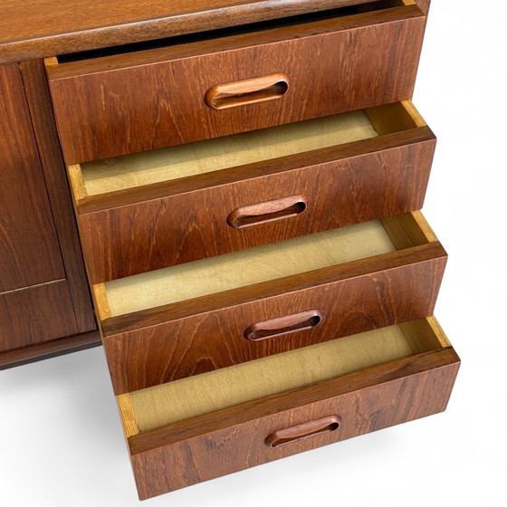 Image 1 of Danish vintage teak chest of drawers