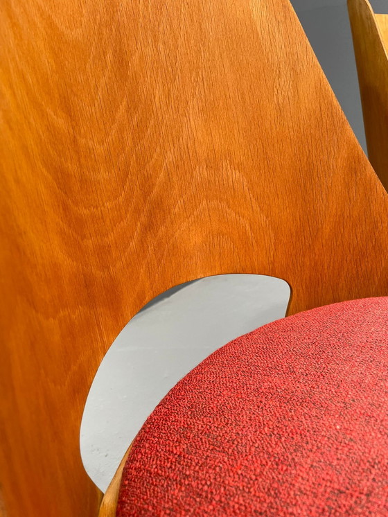 Image 1 of Pair of TON Model 514 Dining Chairs – Radomír Hofman, 1960s