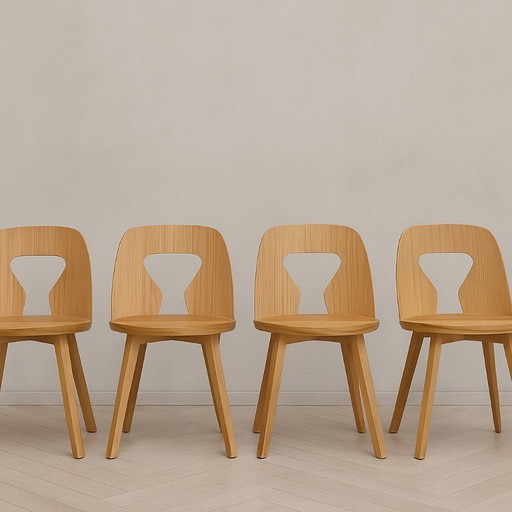 Raro modelo de proyecto: 4x sillas Stammplatz - Alfredo Häberli (Quodes) | opción +1/+2 sillas