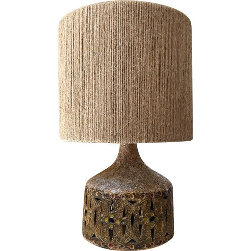 Vintage ceramic table lamp by Georges Pelletier, 1960s