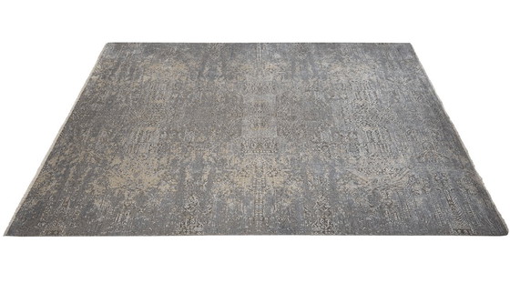 Image 1 of Avant Garde Mural Grey/ Blue Design 4364