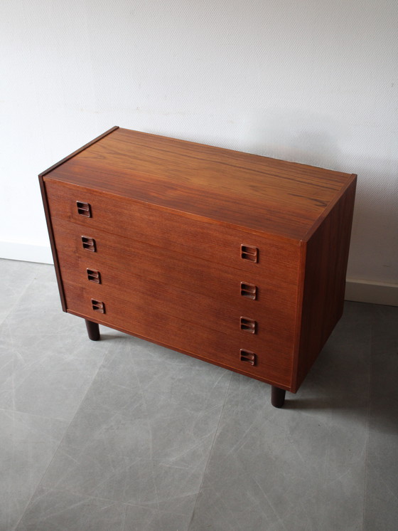 Image 1 of Vintage Danish teak chest of drawers