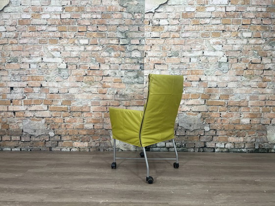 4x Montis Chaplin - verde | Gerard van den Berg – Sillas de comedor, Cuero, Metal (photo 4 of 7)