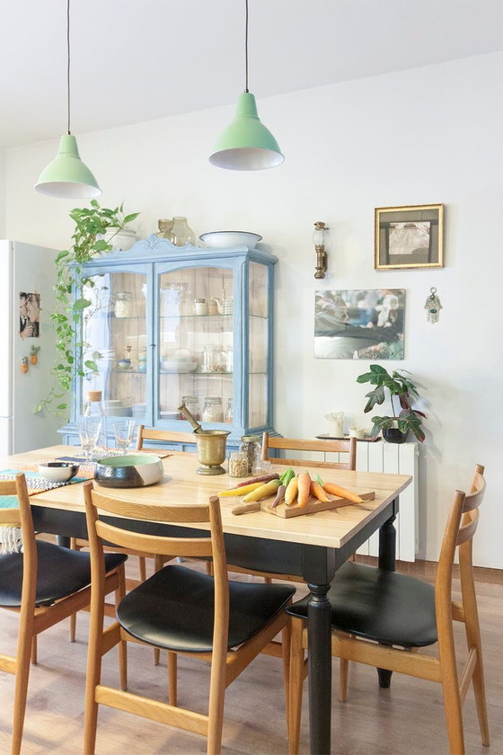 Image 1 of Sedie scandinave in frassino, anni '60, set da 6