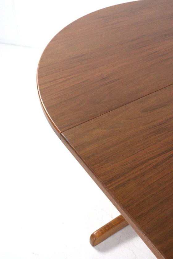 Image 1 of Thonet round 2x extendable dining table vintage table