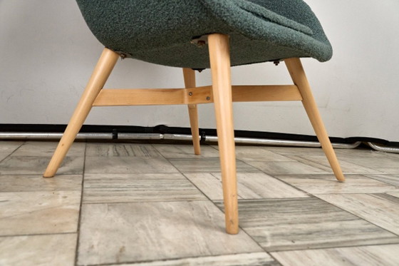 Image 1 of Vintage Shell Lounge Chair van Miroslav Navratil, jaren 60, Tsjechoslowakije
