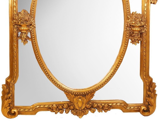 Image 1 of Specchio barocco con cornice dorata o argentata