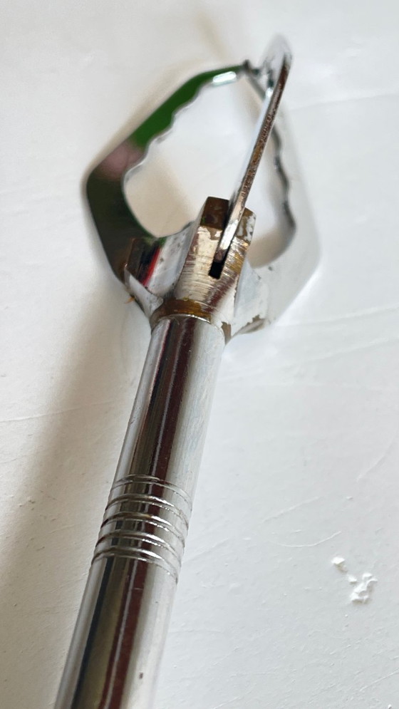 Image 1 of Pinze da zucchero lunghe in metallo cromato VINTAGE