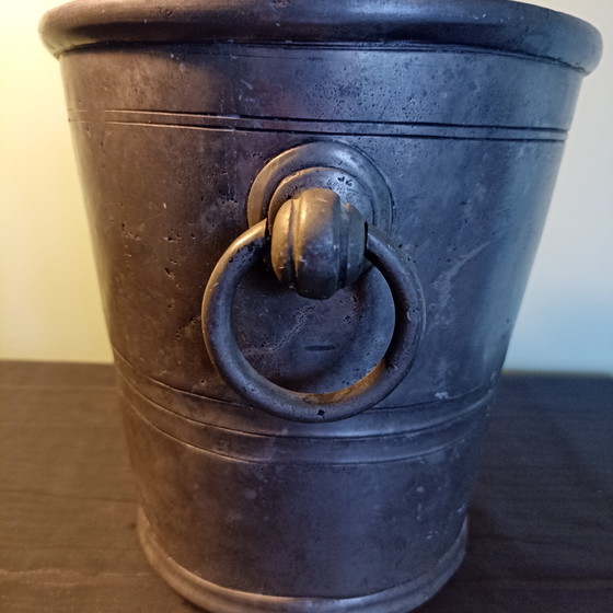 Image 1 of Rare Art Deco Wine Cooler – Étain de France – Paris Craft