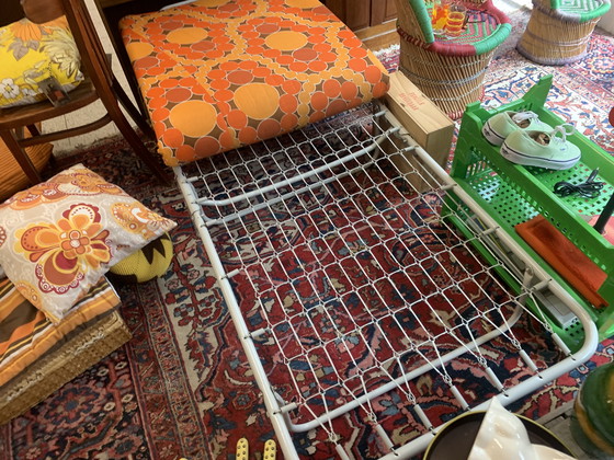 Image 1 of Vintage folding bed in closet with desk and mattress very good condition