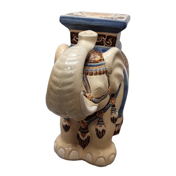 Image 1 of Vintage elephant plant table