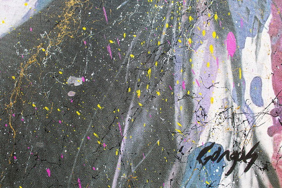 Image 1 of GONGAS - Shine Girl - Artist Canvas