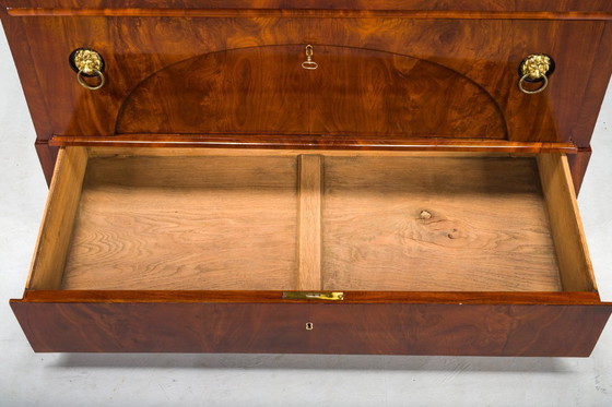 Image 1 of Vroeg 19e-eeuwse Biedermeier mahoniehouten commodes, jaren 1830