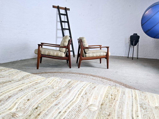 Eugen Schmidt Sofa Daybed jaren 60 Mid Century Zitgroep Fauteuilset Easy Chair Vintage