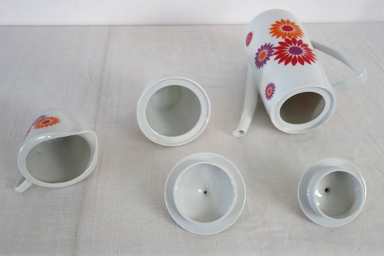 Servizio da Caffè 7P Bavaria Seltmann Weiden, anni '70 – Stoviglie, Ceramic (photo 13 of 14)