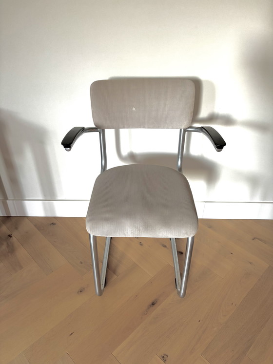 Image 1 of 4x Gispen chairs - model 208