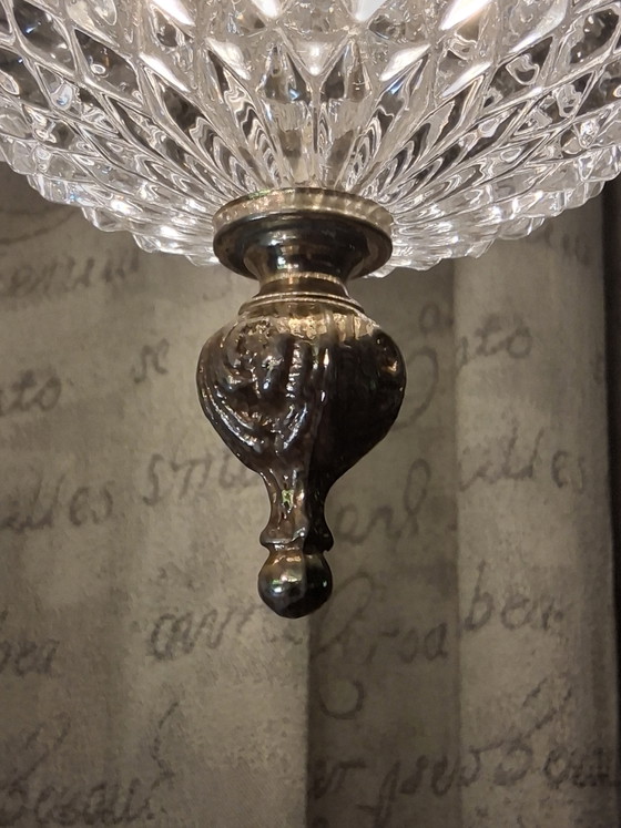 Suspension ananas style Hollywood Regency par Massive J 60/70 – Glass, Metal (photo 5 of 12)