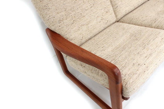 Image 1 of Canapé et 2 fauteuils Holstebro, design danois du milieu du siècle, comme neufs, en teck massif, laine vierge de qualité supérie