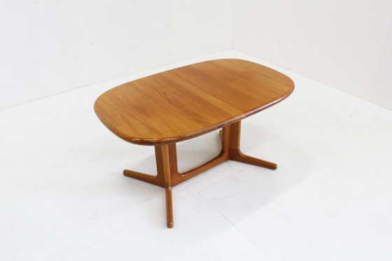 Image 1 of Tavolo da pranzo ovale allungabile vintage Glostrup in teak massello, stile danese.